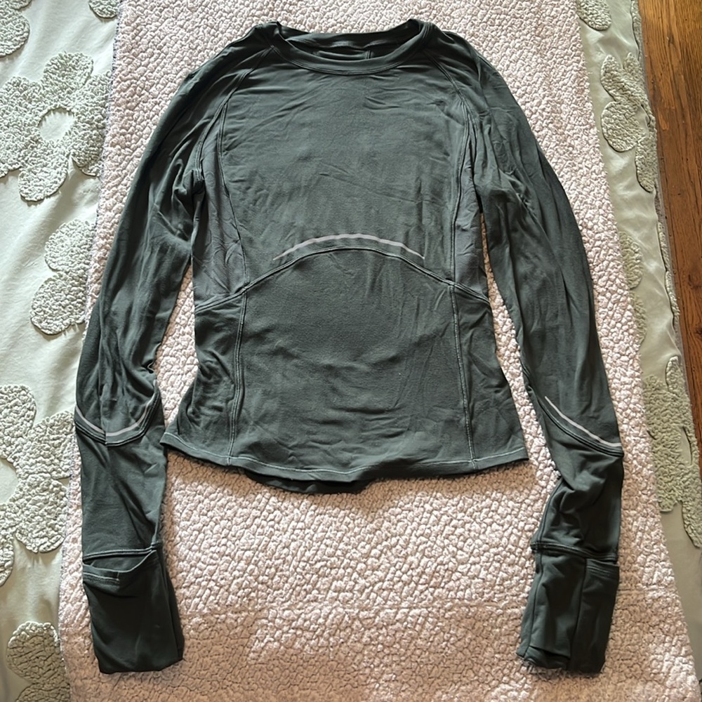 Lululemon Rulu Reflective Running Long Sleeve